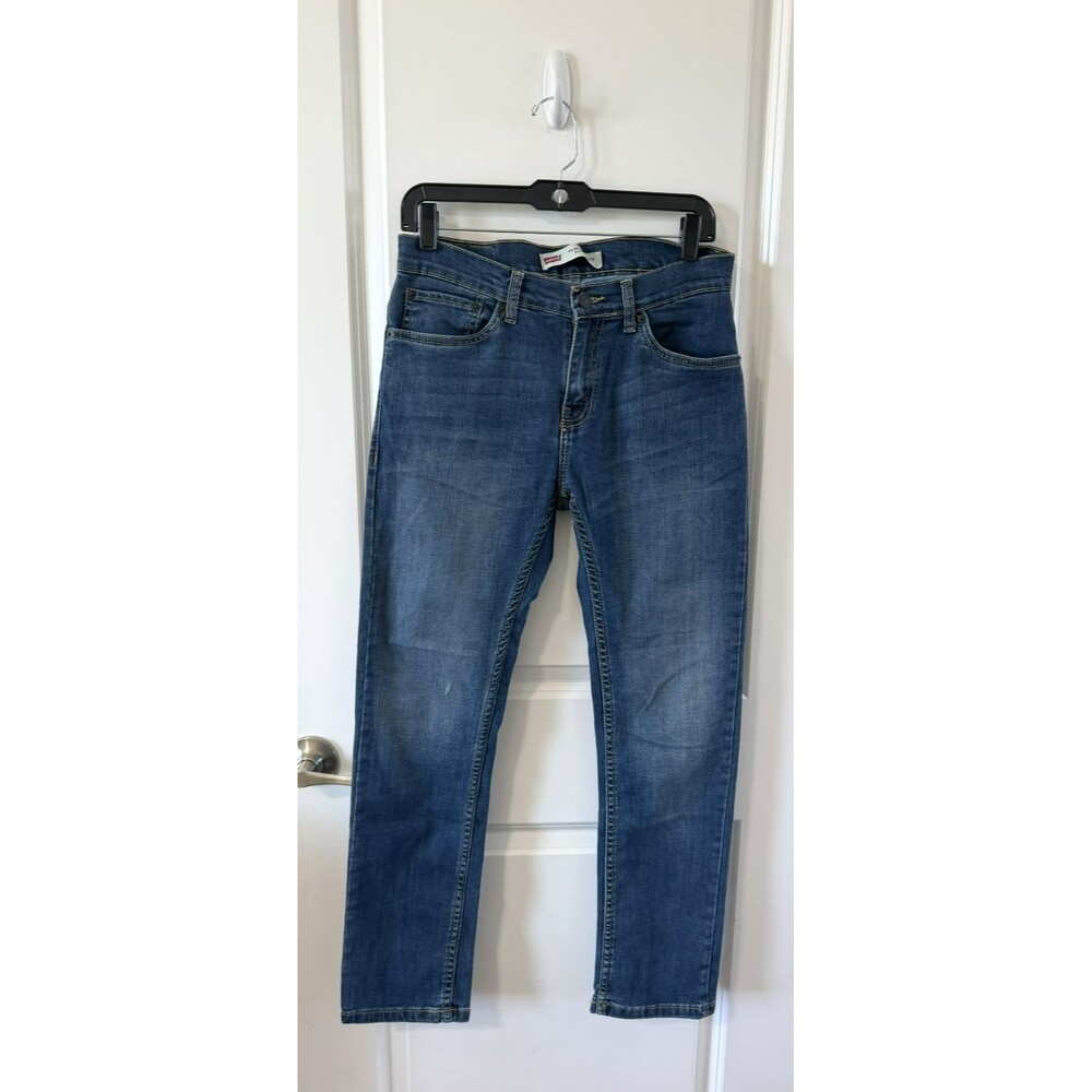 Levis 569 Loose Straight Fit Jeans Mens 34x34 Dark Wash Indigo Blue Cotton